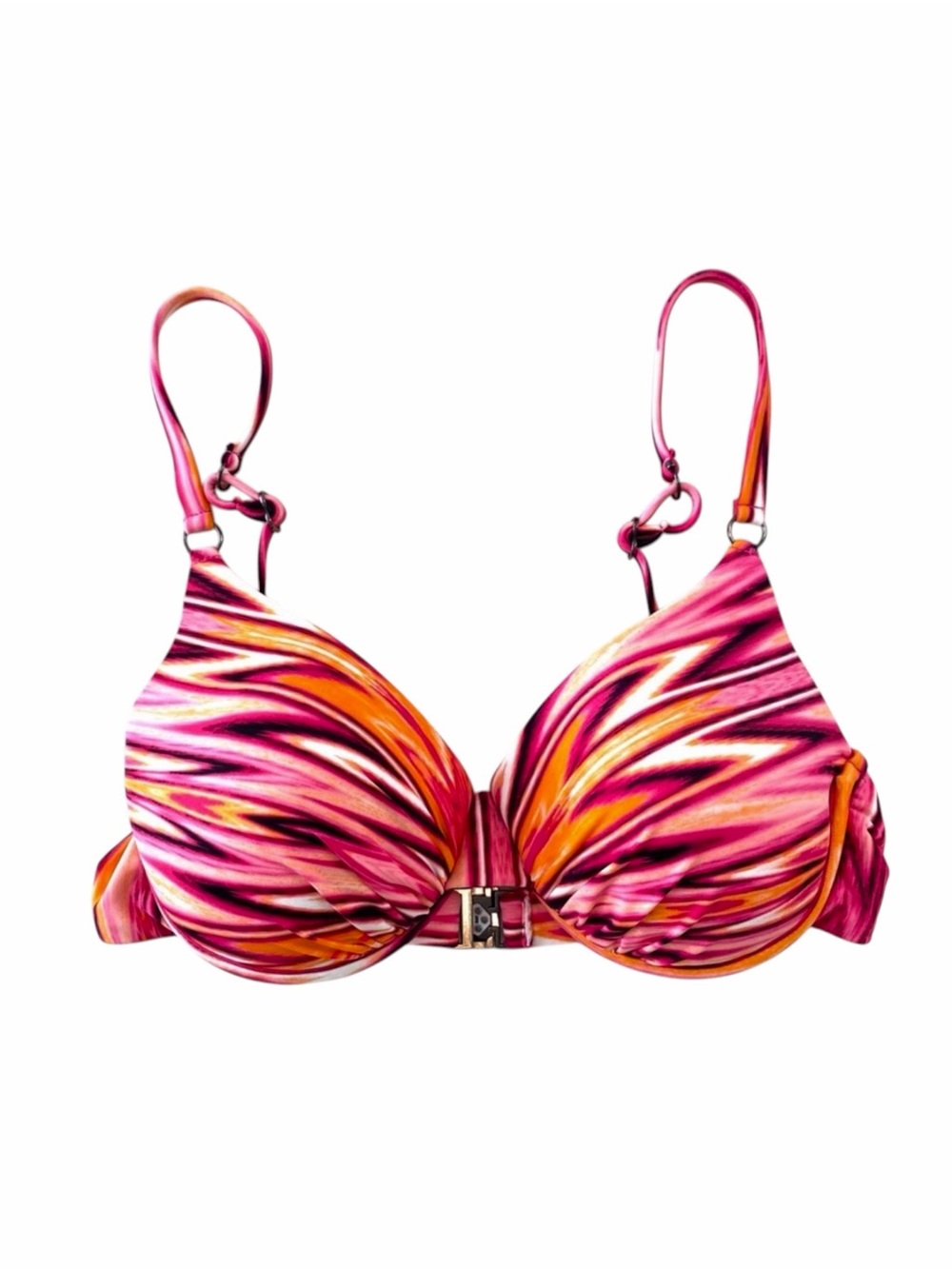 Swim Systems Underwire Push Up Bikini Top Size S/ 34B